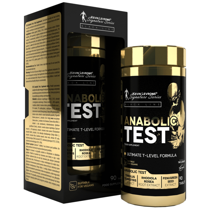 Kevin Levrone ANABOLIC TEST 90 tablets 5903719238564, RQOP71954 Levrone Black | RQOP71954