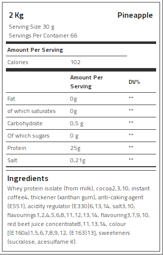 Kevin Levrone 100% Gold Isolate Whey, 2 Kg, Whey Protein Isolate, NEWY70239 Levrone Gold | NEWY70239