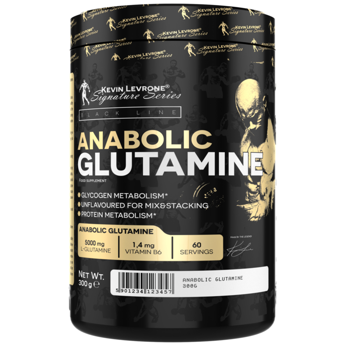 Kevin Levrone ANABOLIC GLUTAMINE 300g 5903719214148, CHEP71642 Levrone Black | CHEP71642