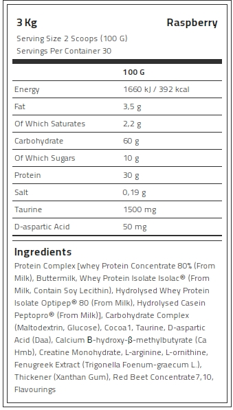 Kevin Levrone Anabolic Mass, 3 Kg, Contributes to a Growth in Muscle Mass, CRMX40589 Levrone Black | CRMX40589