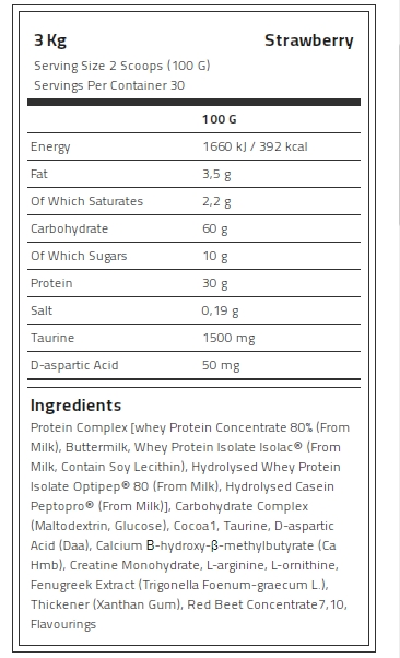 Kevin Levrone Anabolic Mass, 3 Kg, Contributes to a Growth in Muscle Mass, CRMX40589 Levrone Black | CRMX40589