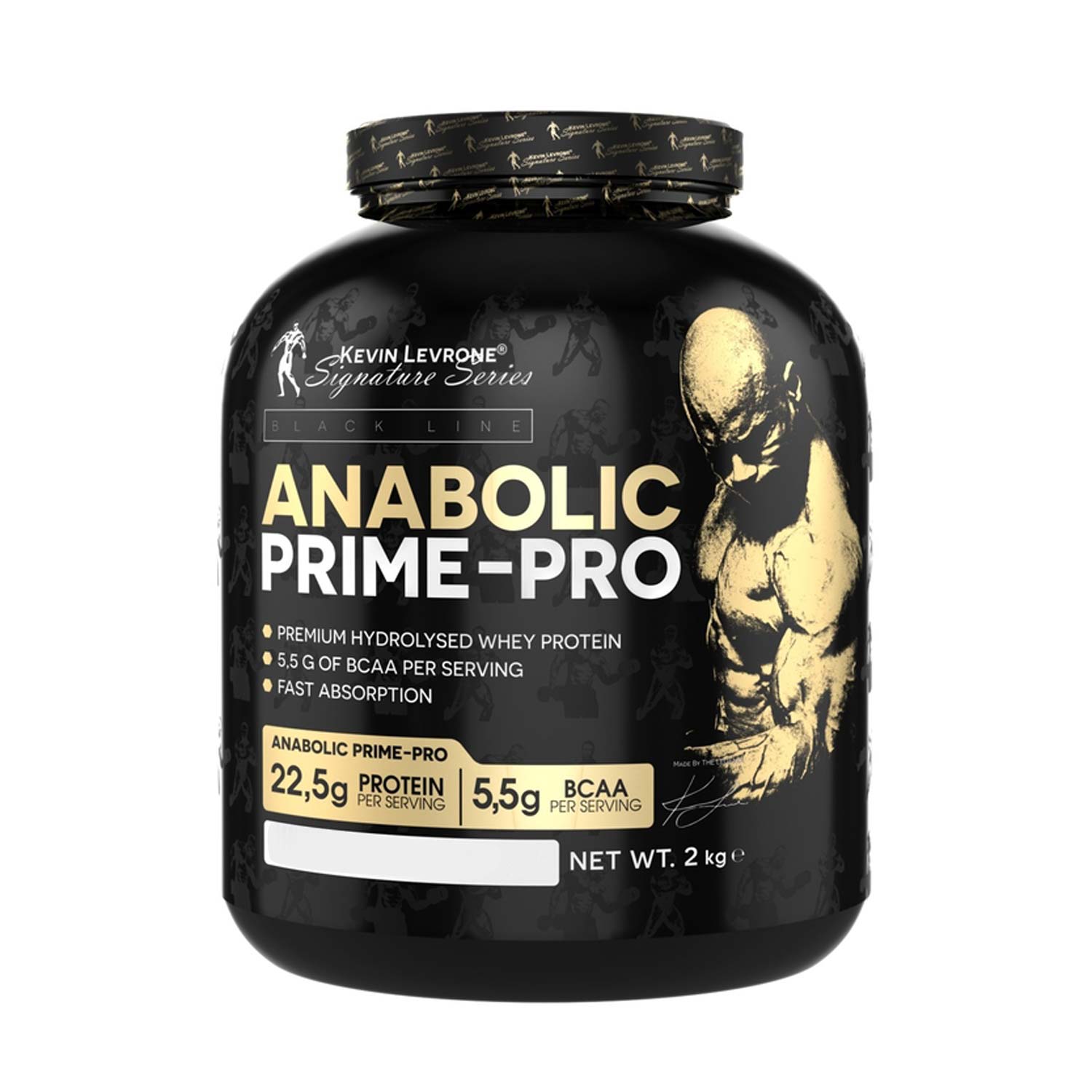 Kevin Levrone Anabolic Prime Pro Whey, 2 Kg, Premium Hydrolyzed Whey Protein, HXPT50716 Levrone Black | HXPT50716