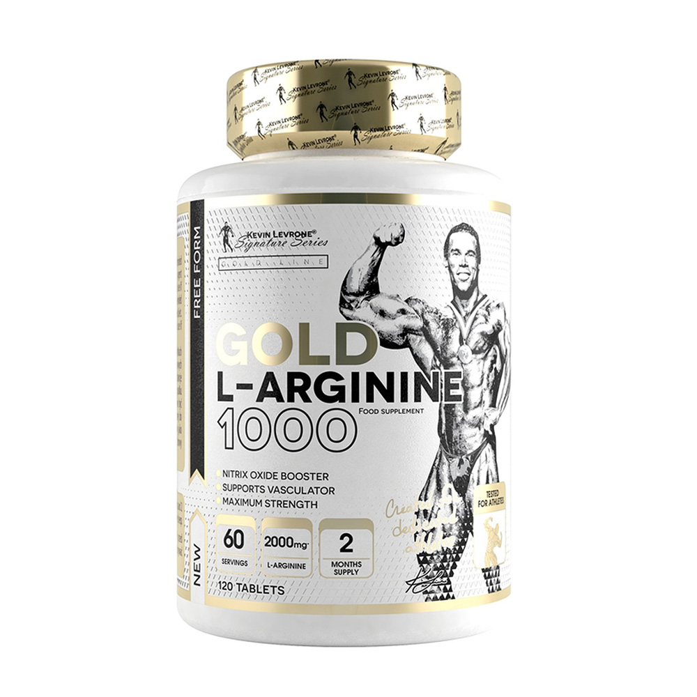Kevin Levrone L Arginine, 120 Tablets, Provides as Much as 4000 Mg of Pure L-arginine, MGHE10482 Levrone Gold | MGHE10482