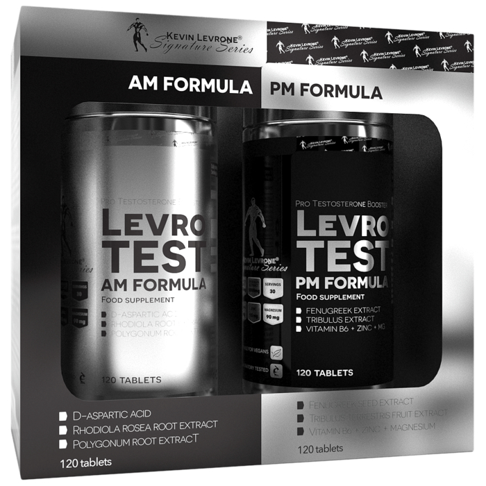 Kevin Levrone Levro Test (AM PM formula) 240 (2x120) tabs 5903719237260, RUJA26501 Levrone Silver | RUJA26501
