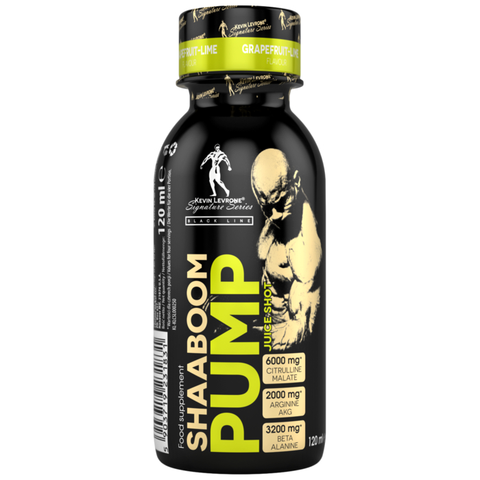 Kevin Levrone SHAABOOM PUMP JUICE SHOT 120 ml (energy drink) 5903719231831, UVOB51467 Levrone Black | UVOB51467