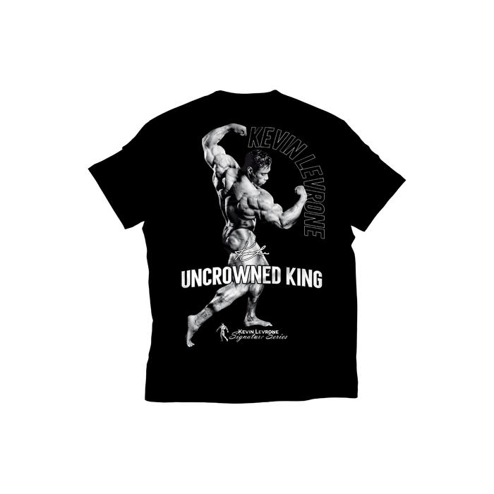Kevin Levrone T-Shirt UNCROWNED KING 240g Black 5903719263894, EUOV60291 Levrone Merch | EUOV60291