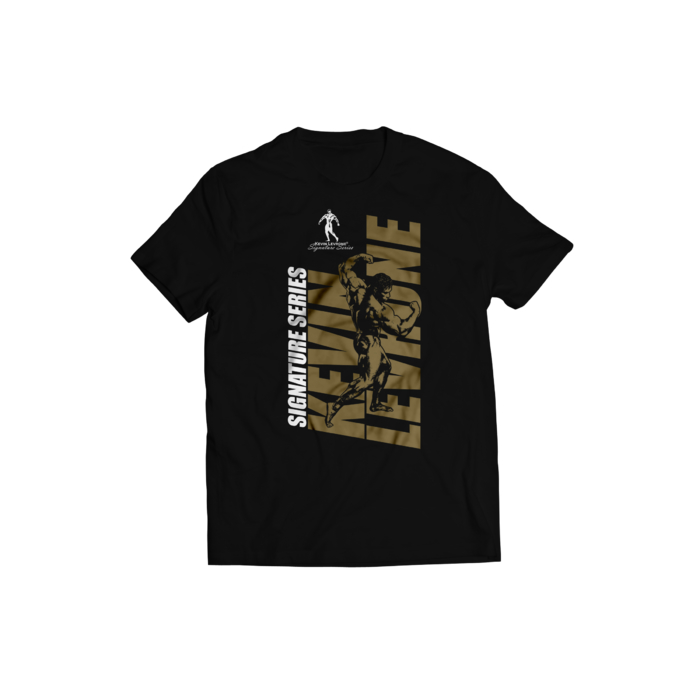 Kevin Levrone T-shirt Black/Gold logo 170 g 5903719254830, SEKD52198 Levrone Merch | SEKD52198