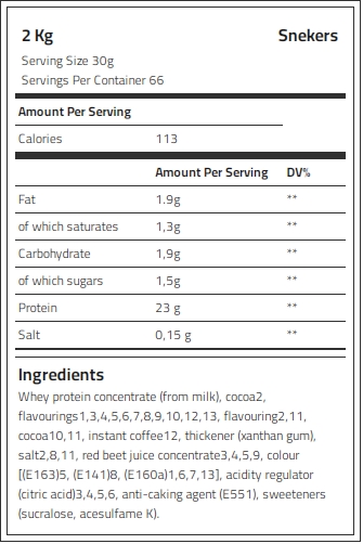 Kevin Levrone Whey Supreme, Vanilla, 2 Kg, Support Strength, Support Recovery, BMAE05732 Levrone Silver | BMAE05732